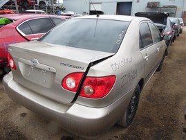 2005 TOYOTA COROLLA LE 4DR GOLD 1.8 AT Z19624